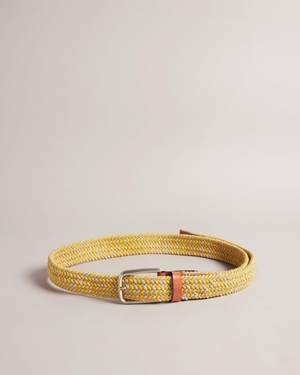 Ceinture Ted Baker Woven Elasticated Jaune Homme | FSU-72809898